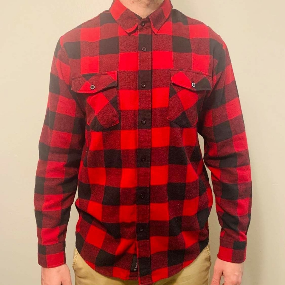 Shouthouse Black/Red Buffalo Flannel